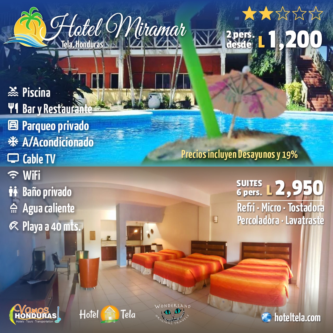 Hotel Miramar, Tela, Honduras